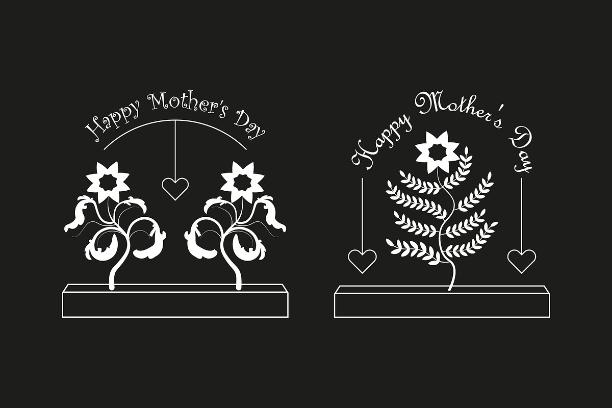 Happy Mother's Day Design Collection, a Background Graphic by Lakhan1998 (Photo 2 of 3)