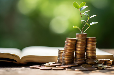 An image that represents the idea of financial growth and invest, a Business Photo by designvectx