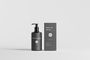 Black & White Mockups - Pump Bottles, a Packaging Mockup by pmvch (Thumbnail 122 of 160)