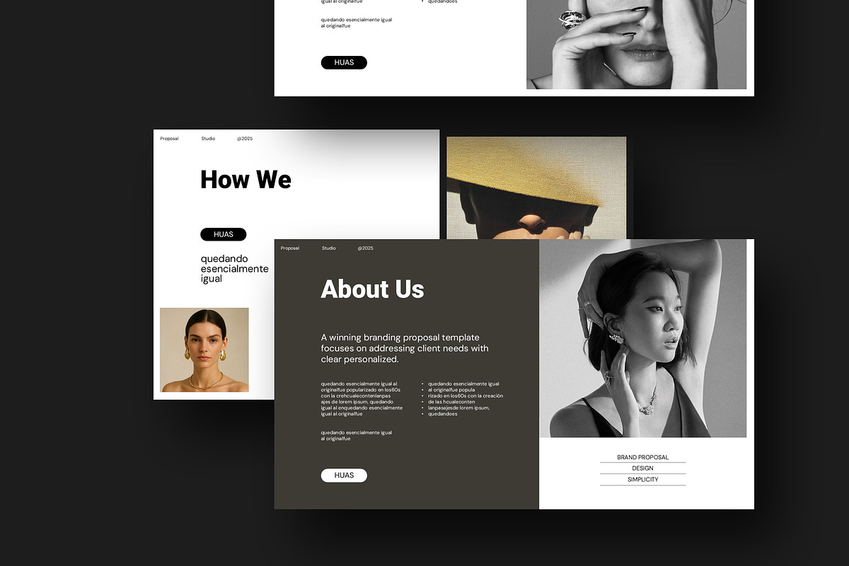 Huas Brand Proposal Presentation, a Presentation Template by Studio Artisan (Photo 7 of 12)