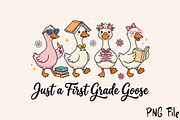 Just a First Grade Goose PNG, a Seasonal Illustration by Rose Art (Thumbnail 1 of 7)
