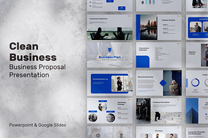 Clean Business Proposal Presentation