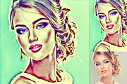 Portrait Speed Art Effect, an Action Add-On by MRI STUDIO (Thumbnail 10 of 14)