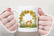 Watercolor Summer Garden Sunflower G, an Illustration by Sublimation Artist (Thumbnail 5 of 6)