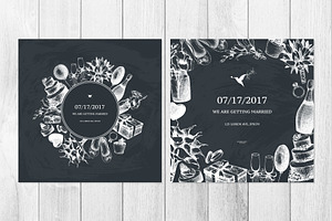 Vintage Wedding Design Set