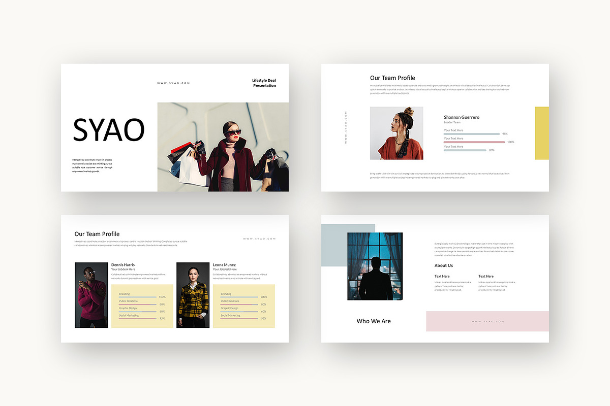 Syao : Lifestyle Deal Google Slides, a Presentation Template by Punkl Camp (Photo 3 of 16)