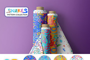 Snake pattern 100 ELEMEMENTS, a Pattern Graphic by Lineli (Thumbnail 4 of 11)