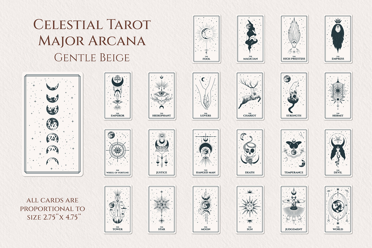 Celestial Tarot - Minor&Major Arcana, an Illustration by KirillsWorkshop (Photo 3 of 22)
