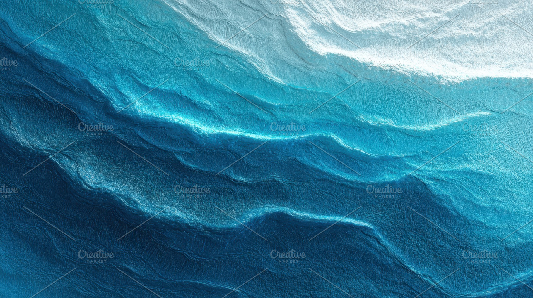 Waves of blue and white in water, a Photo by Beautiful things