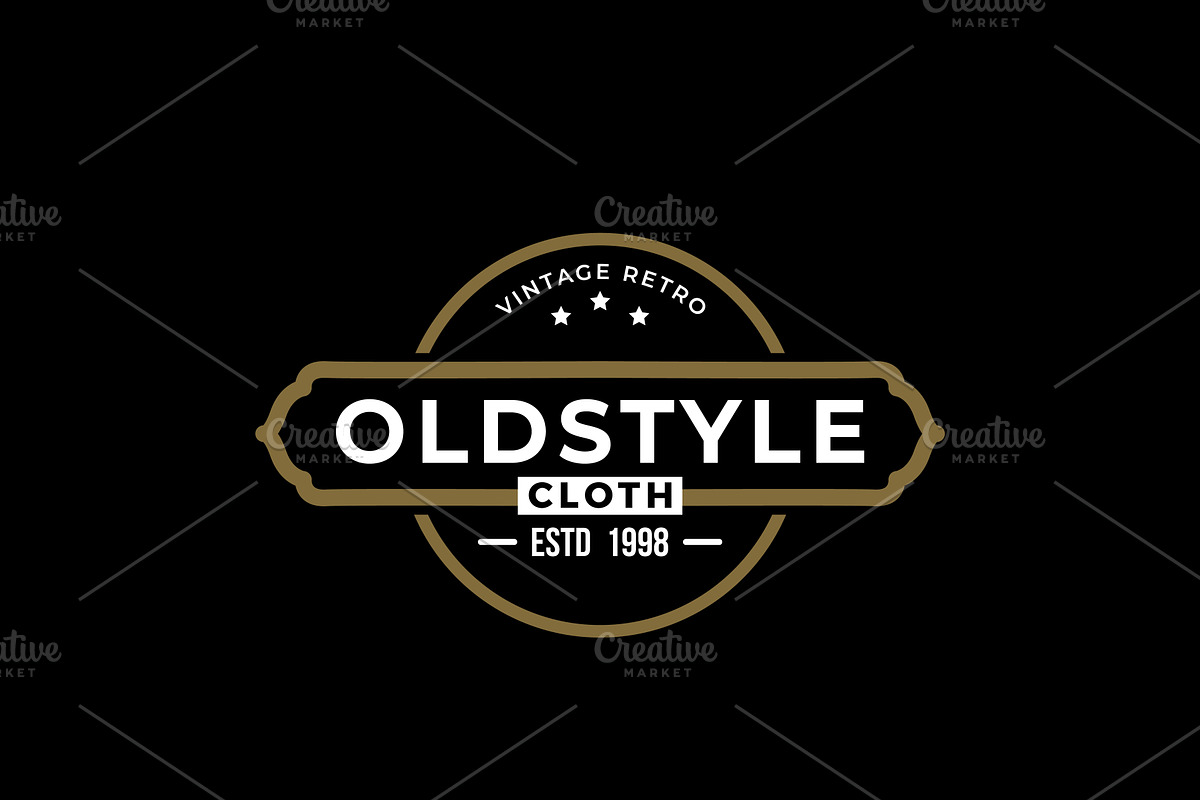 Classic Apparel Retro Label Badge, a Branding & Logo Template by AlvinStd