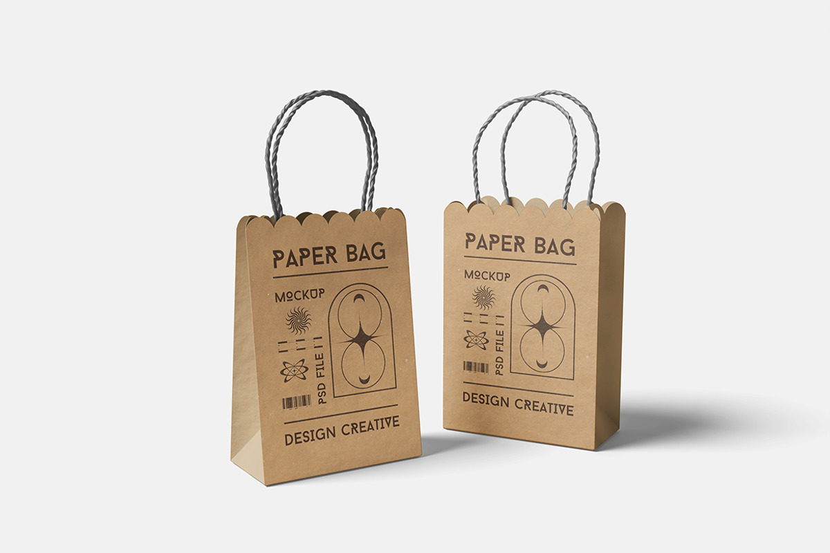 Professional Paper Bag Mockup, an Advertising Mockup by bimockup (Photo 6 of 6)