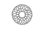 Floral Mandala Circle Frame Bundle, an Illustration by Gaye Art (Thumbnail 6 of 51)
