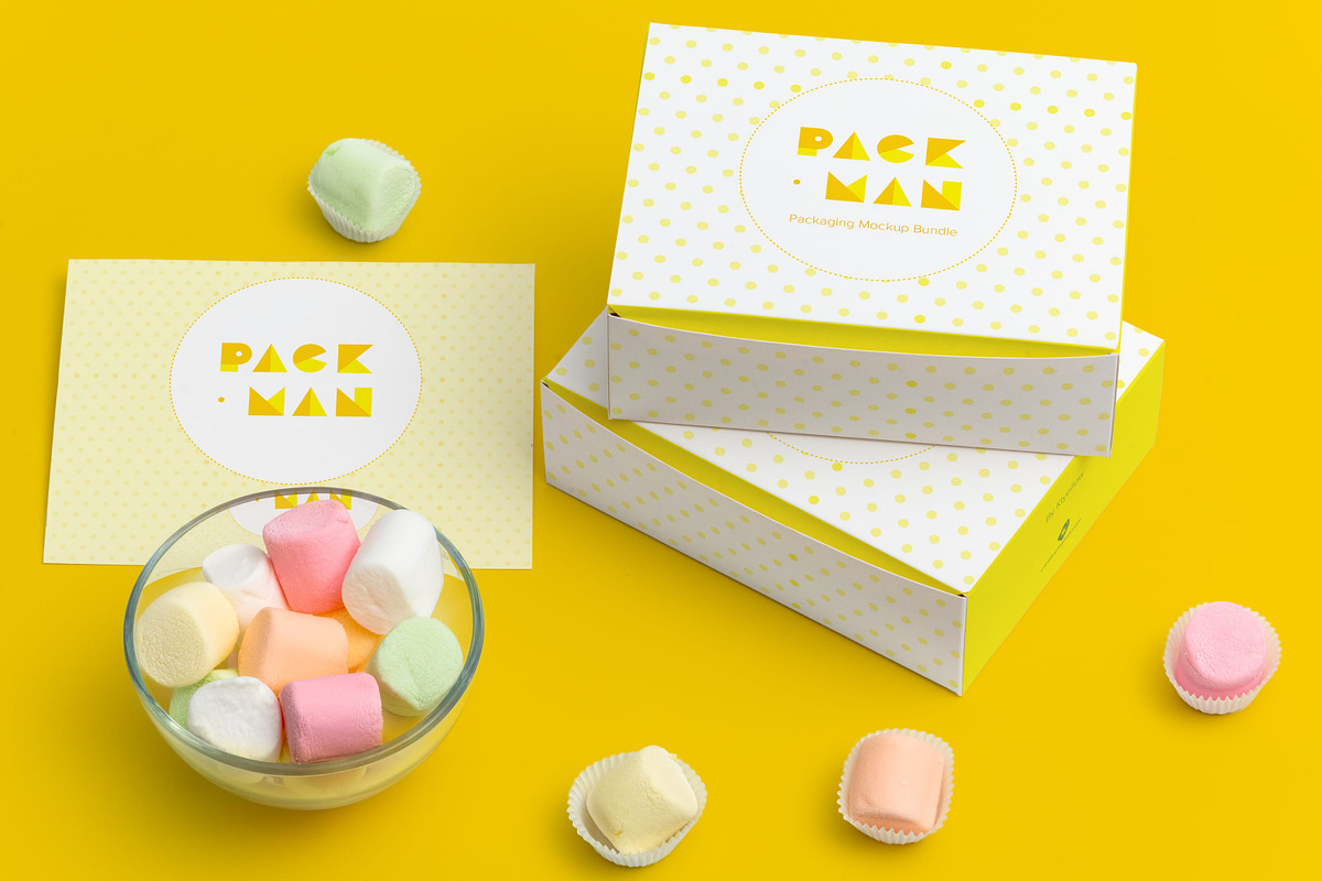 Sweet Box Mockup 05, a Cups & Container Mockup by Ktyellow (Photo 3 of 3)