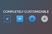 Axure Social Media Widget Library, a Websites & App Template by Axure Themes (Thumbnail 2 of 5)