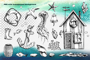 Nautical Clip-art Line-art Graphic