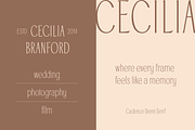 Cadence Demi-Serif Display Font, a Serif Font by Type and Graphics Studio (Thumbnail 12 of 28)
