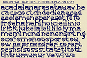 Different Passion - Striped Font, a Serif Font by 177Studio (Thumbnail 8 of 8)