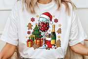 Christmas wine glasses png, an Illustration by Craft Nest (Thumbnail 4 of 6)