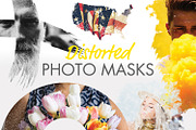 Distorted Photo Masks (Mockups), a Print Template by eppearance (Thumbnail 1 of 7)