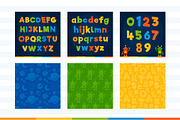 Robots and space. Vector pattern, a Pattern Graphic by LartGraphics (Thumbnail 9 of 12)