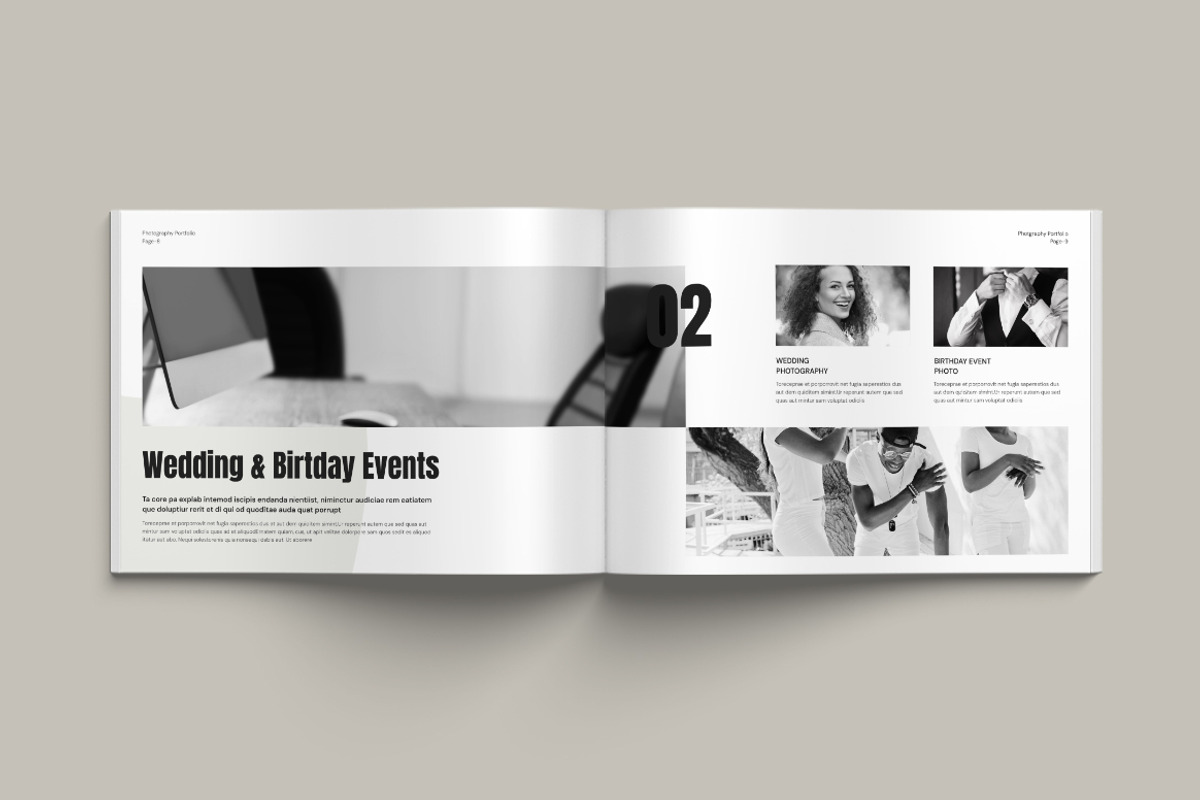 Photographer Portfolio Landscape, a Brochure Template by Pixelpick (Photo 5 of 9)