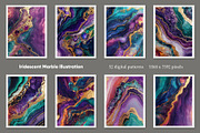 Iridescent Marble Illustration, a Decorative Illustration by Housui Patterns (Thumbnail 2 of 12)