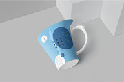 4 Awesome Coffee Mug Mockups, a Cups & Container Mockup by megostudi0 (Thumbnail 5 of 6)