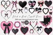 Black & Pink Coquette Frame, an Illustration by Designworld (Thumbnail 1 of 4)