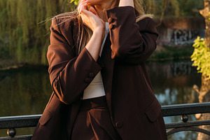 Autumn fashion outdoor inspiration business woman, a Person Photo by Photo Drive Studio