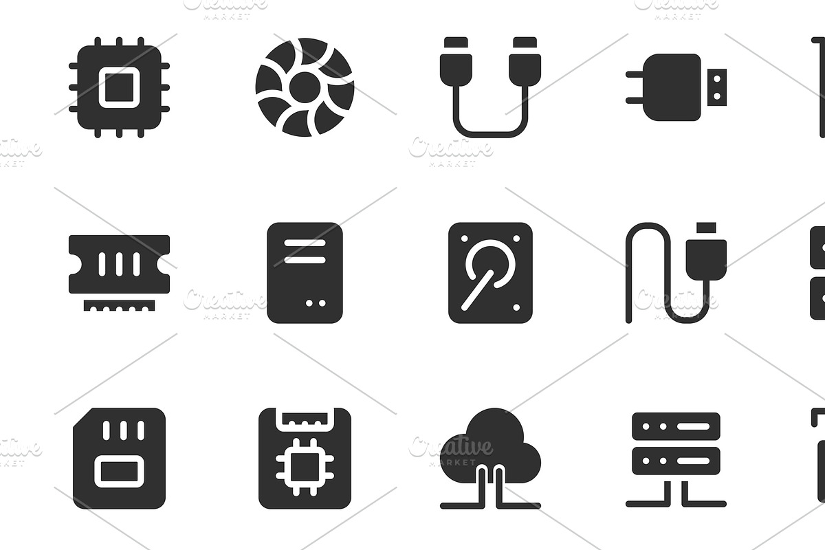 300 Glyph Essential Icons, a Solid Icon by alexdndz (Photo 11 of 21)