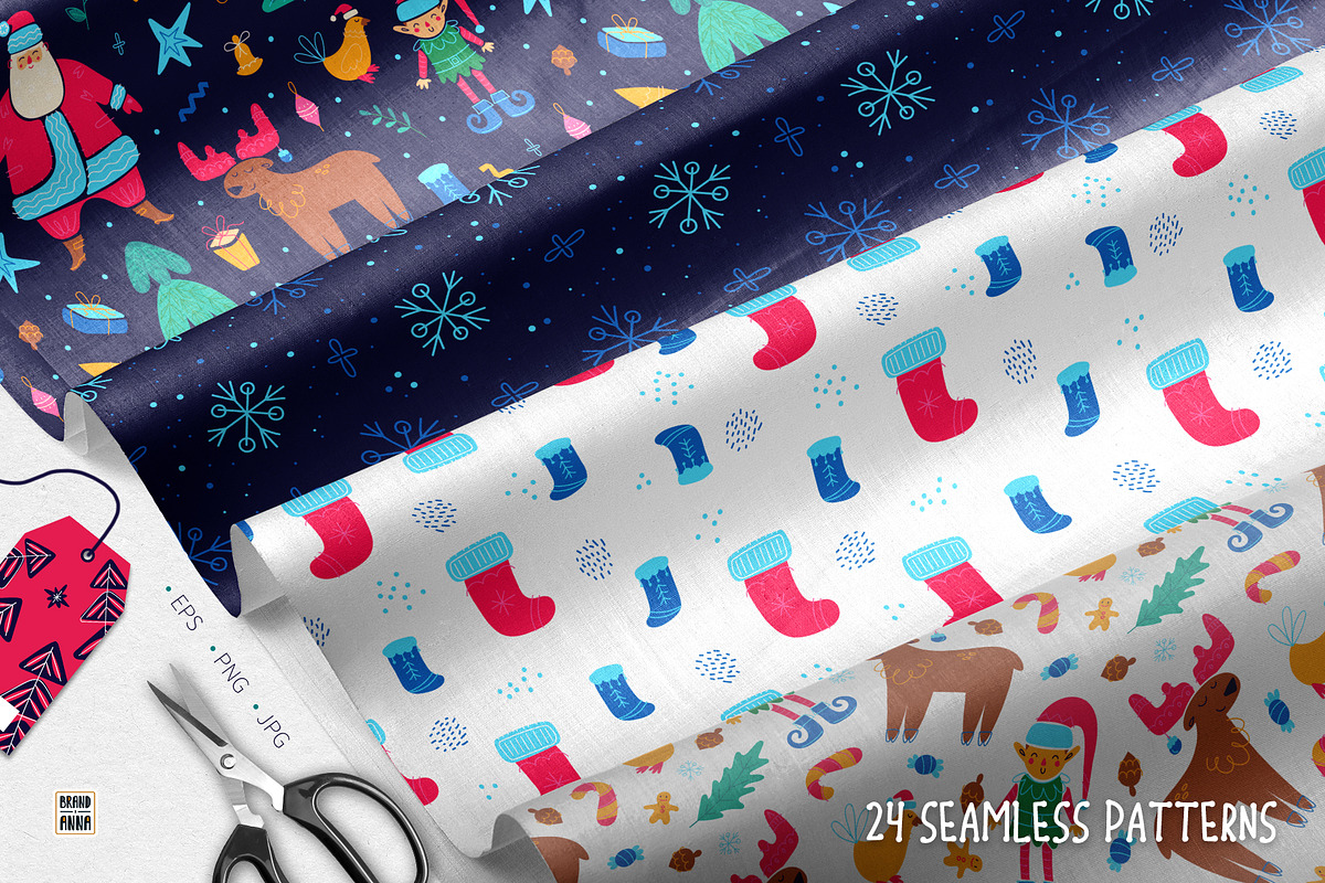 Merry Christmas vector bundle, an Illustration by Brandianna (Photo 11 of 12)