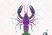 Glitter Mardi Gras Crawfish Png, an Illustration by Creative Art (Thumbnail 1 of 6)
