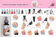 Nail Art,story HIGHLIGHTS + elements, an Illustration by Serghei Caraulan (Thumbnail 6 of 7)