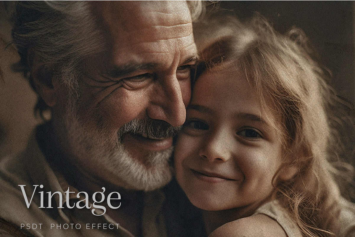 Vintage Paper Photo Effect, a Brushes & More by studiogstock (Photo 1 of 2)