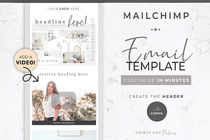 Mailchimp & Canva Template Video