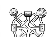 33 Networking Partnership Icons, an Outline Icon by adenpinkstore (Thumbnail 14 of 14)