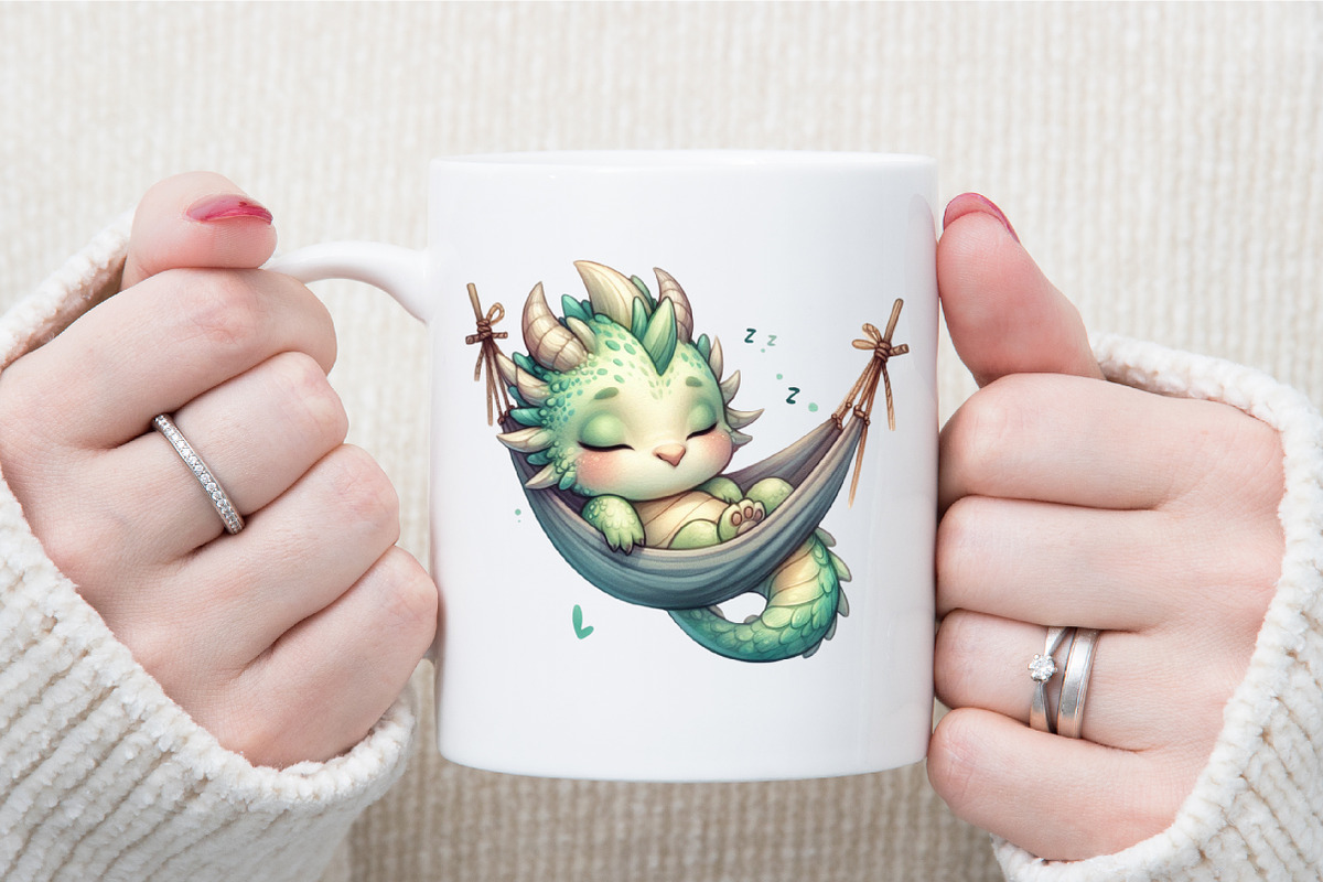 Dragons Watercolor Clipart Sublimati, an Illustration by Sublimation Artist (Photo 5 of 6)