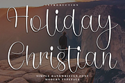 Holiday Christian, a Handwritten Font by FreshTypeINK (Thumbnail 1 of 8)