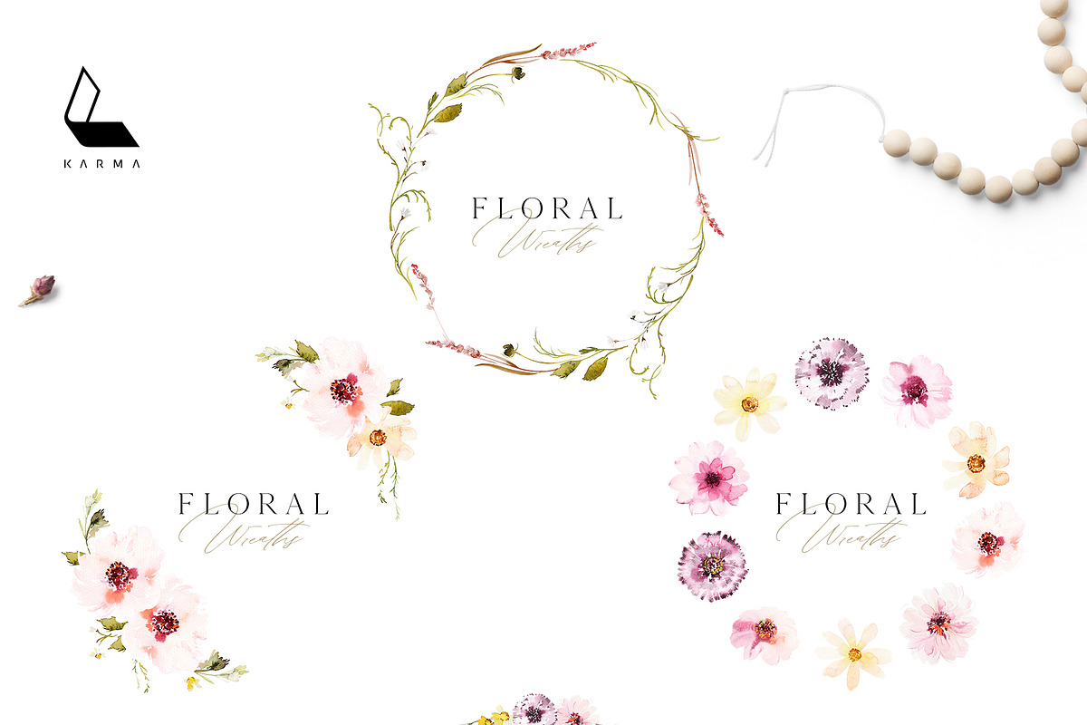 Flora | Watercolor Flower Collection, an Illustration by Karma (Photo 11 of 26)