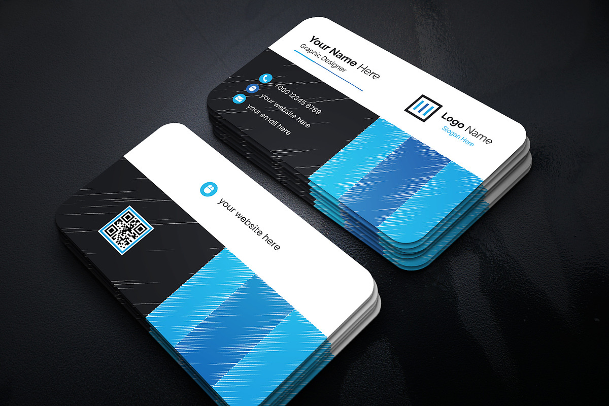 Business Card Design Template, a Business Card Template by mijli (Photo 9 of 16)