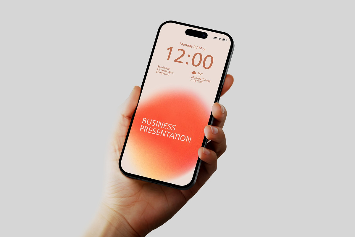 iPhone Mockup, an iPhone Mockup by Tahtagraphic (Photo 4 of 7)