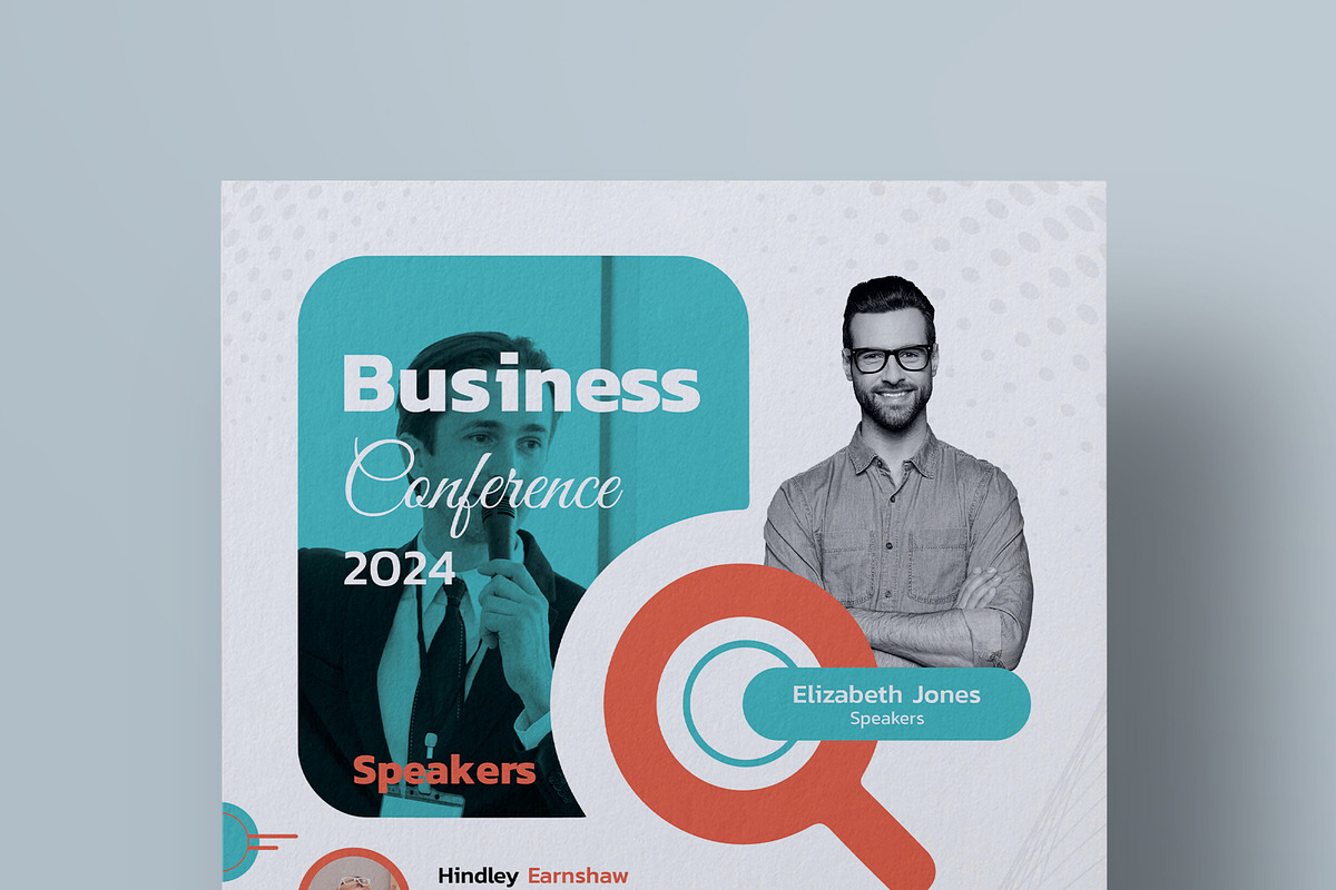 Business Conference Flyer Layout, a Flyer Template by MightyDesign (Photo 2 of 8)