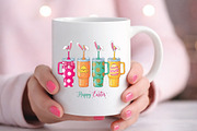 Happy Easter Cup PNG Sublimation, an Illustration by Black Bird Studio (Thumbnail 2 of 3)