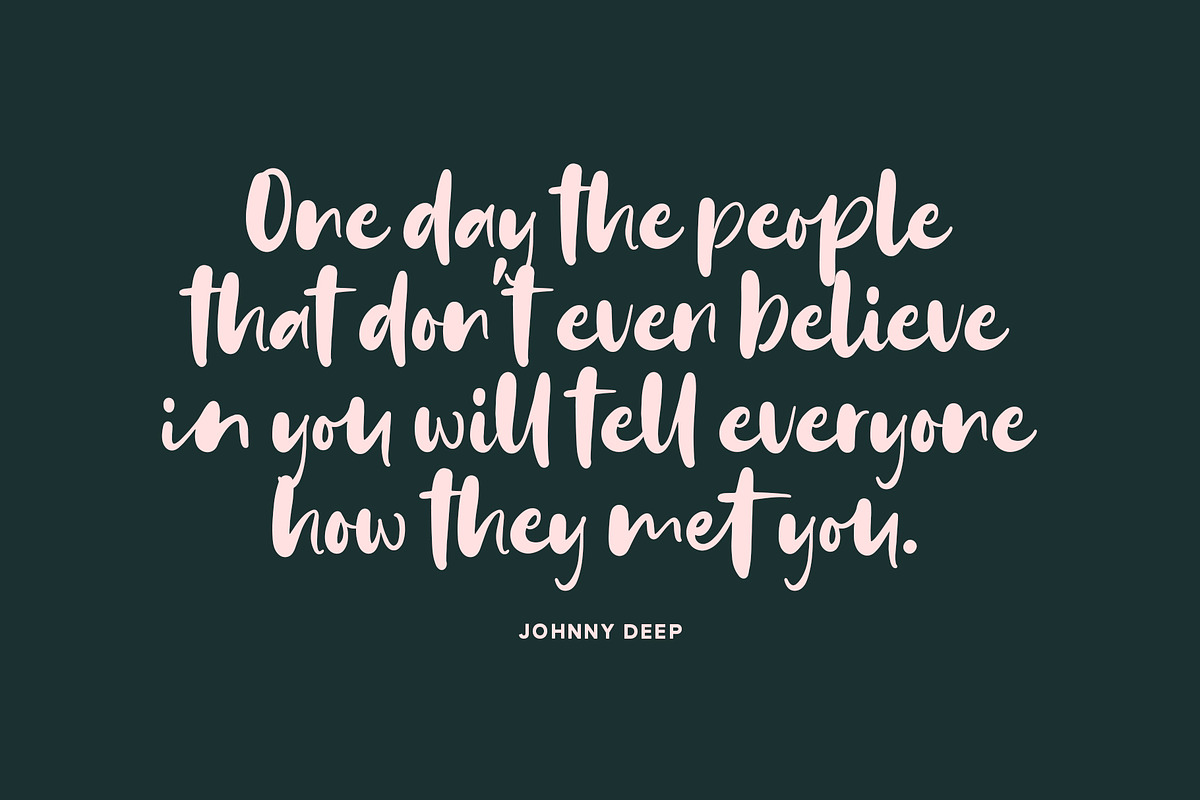 Bounches Font, a Script Font by trustha (Photo 12 of 14)