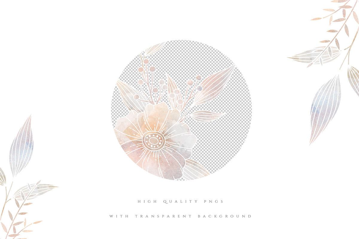 MISTY - Floral Graphics and Monogram, an Illustration by Euonia Meraki (Photo 5 of 16)