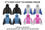 Windbreaker Jacket Mockup PSD, a Hoody Mockup by std.badboy (Thumbnail 2 of 4)