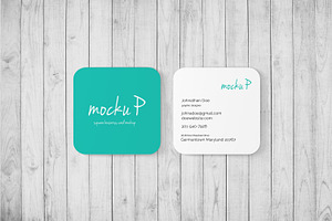 Square Business Card - Round Corner