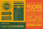 Laguna Vintage Collection, a Sans Serif Font by Aiyari (Thumbnail 4 of 19)