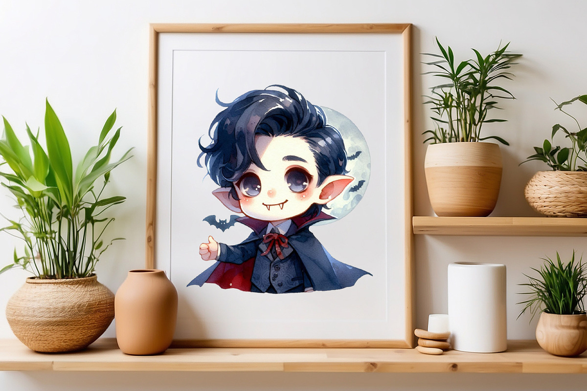 Halloween Vampire Sublimation, a Seasonal Illustration by Craft Nest (Photo 5 of 5)