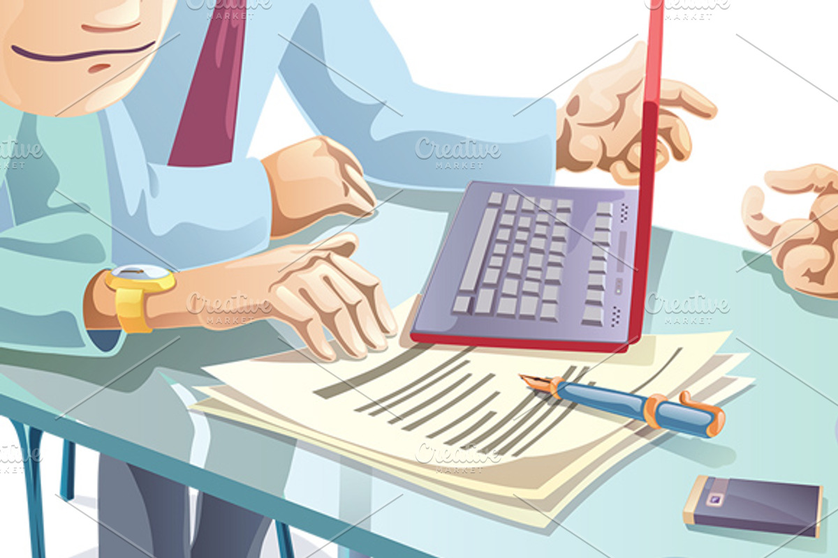 Negotiations, a Person Illustration by LEKS illustrations (Photo 2 of 2)